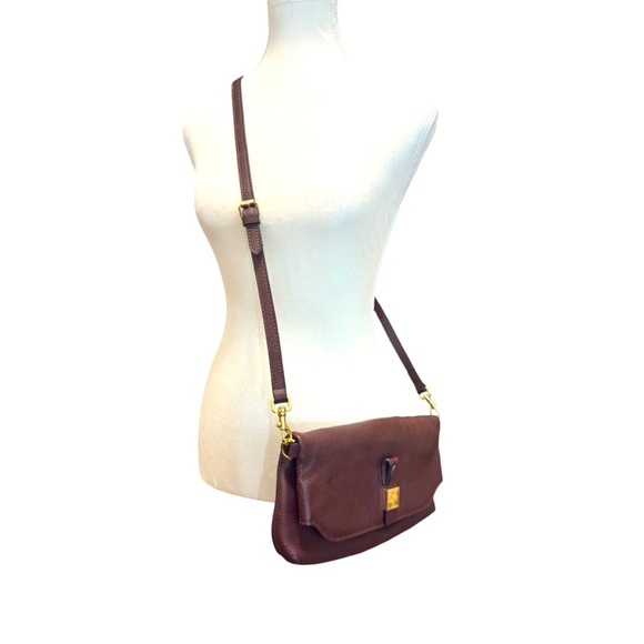 Mulberry | Pebbled Leather Fold-Over Cross-Clutch - Picture 1 of 12